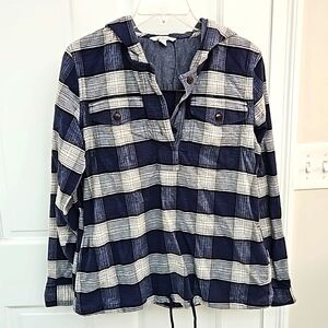 L.L.Bean Signature Plaid Pullover